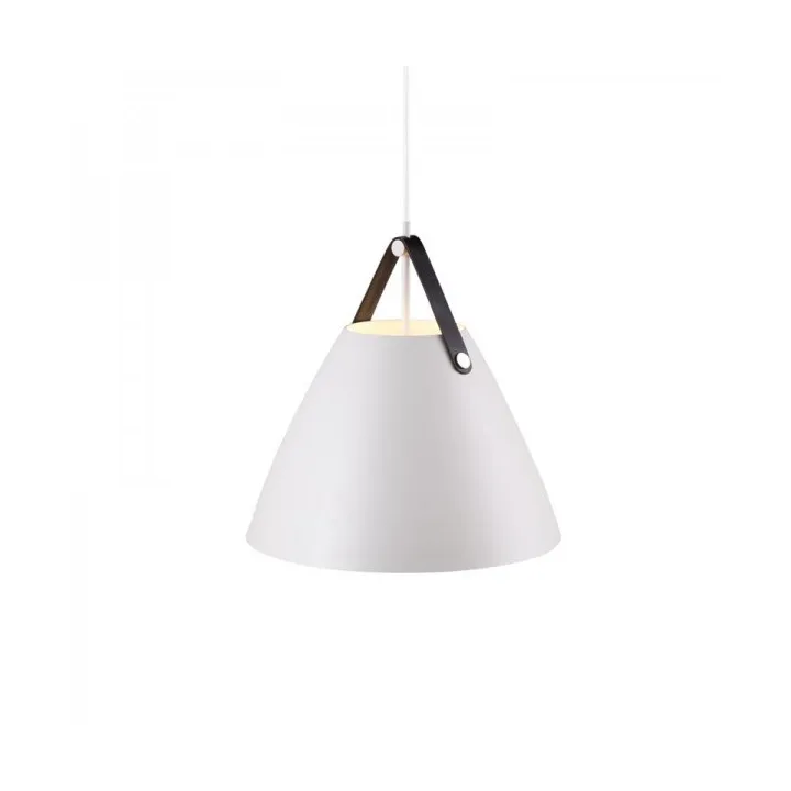 Strap pendant lamp Ø36 cm - White - Design For The People