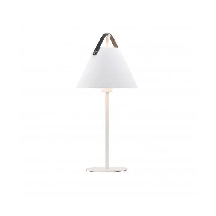Strap table lamp 55 cm - White - Design For The People