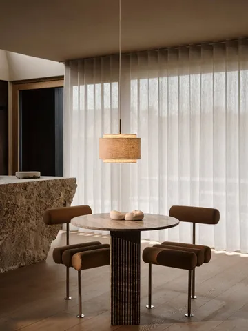Takai ceiling lamp - Beige, Ø30 cm - Design For The People