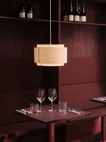 Takai ceiling lamp - Beige, Ø30 cm - Design For The People