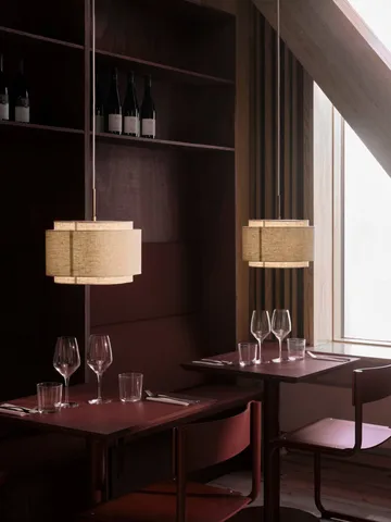 Takai ceiling lamp - Beige, Ø30 cm - Design For The People