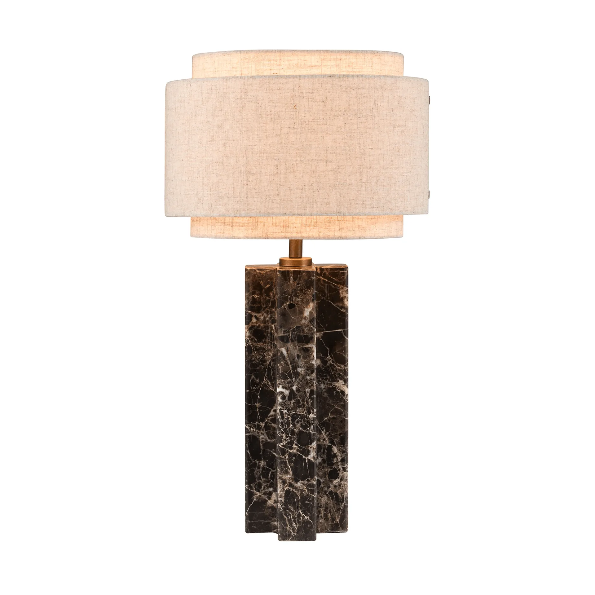 Takai marble table lamp, Beige, Ø30x55 cm Design For The People