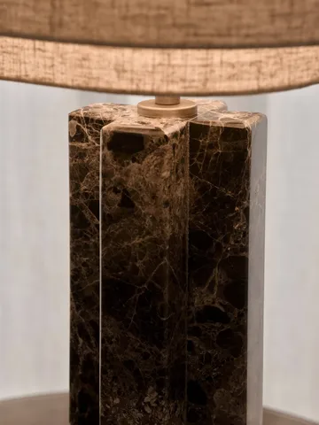 Takai marble table lamp - Beige, Ø30x55 cm - Design For The People