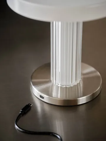 Trezzi portable table lamp - White - Design For The People