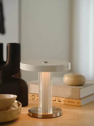 Trezzi portable table lamp - White - Design For The People