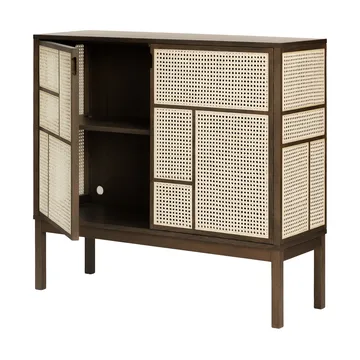 Air side table - Dark oak, 120x110 cm, with legs - Design House Stockholm