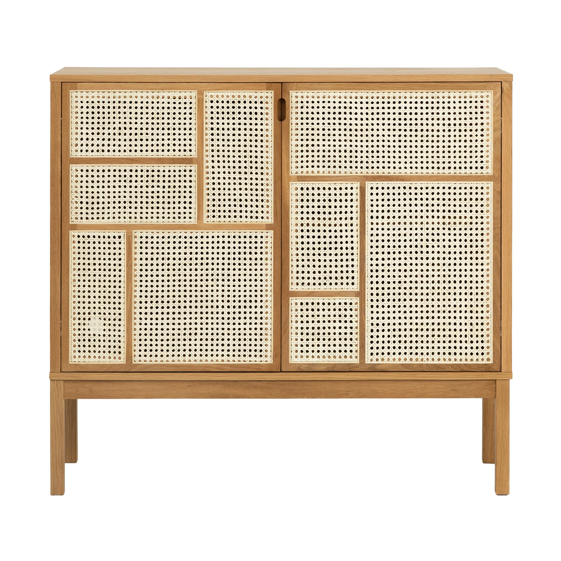 Air side table, Oak, 120x110 cm, with legs Design House Stockholm