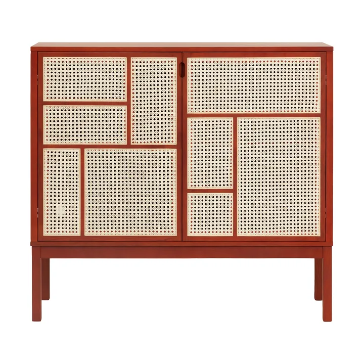 Air side table - Red, 120x110 cm, with legs - Design House Stockholm