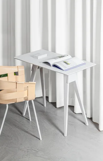 Arco side table L - White - Design House Stockholm
