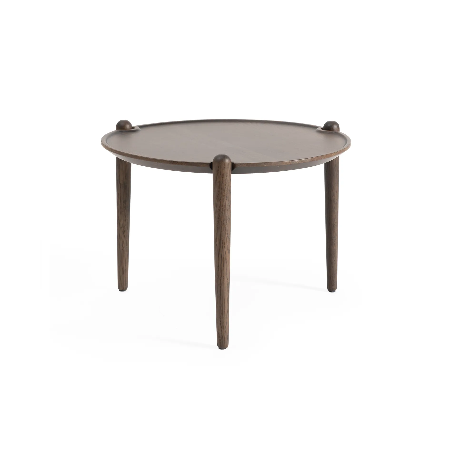 Aria coffee table, Dark oak, Ø50x37 cm Design House Stockholm