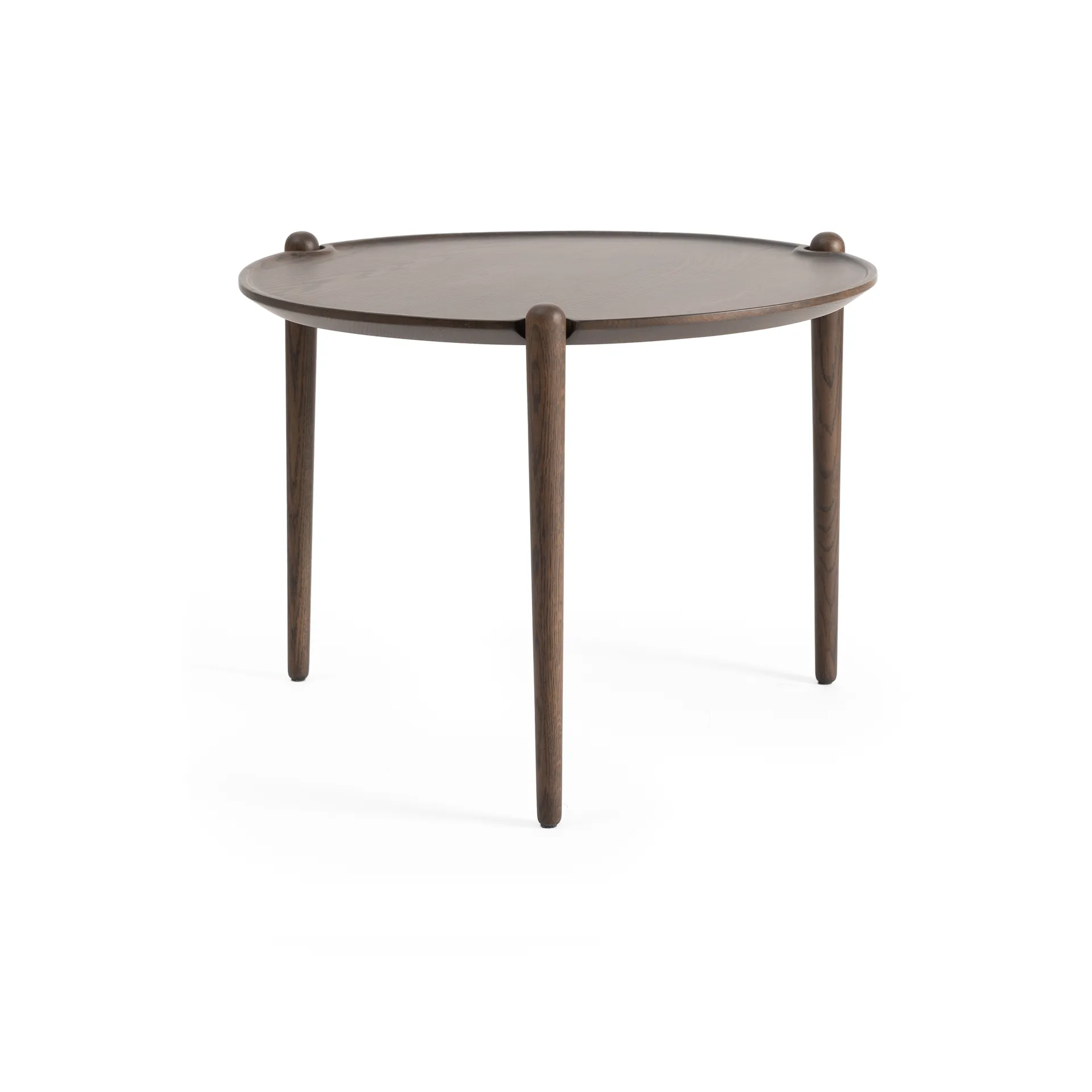 Aria coffee table, Dark oak, Ø60x46 cm Design House Stockholm