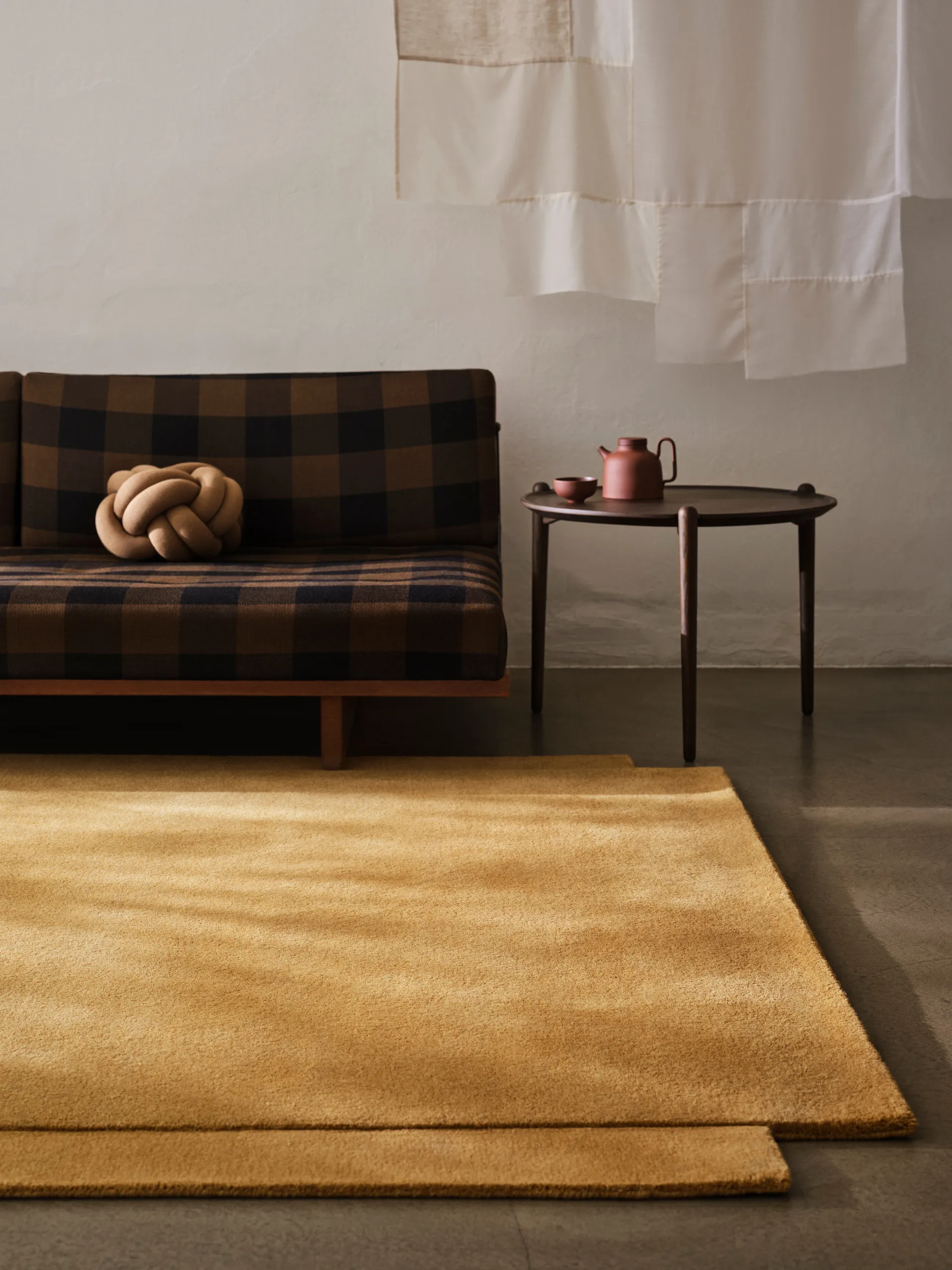 Aria coffee table, Dark oak, Ø60x46 cm Design House Stockholm