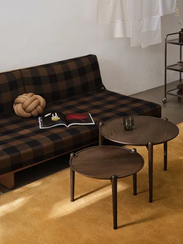 Aria coffee table - Dark oak, Ø60x46 cm - Design House Stockholm