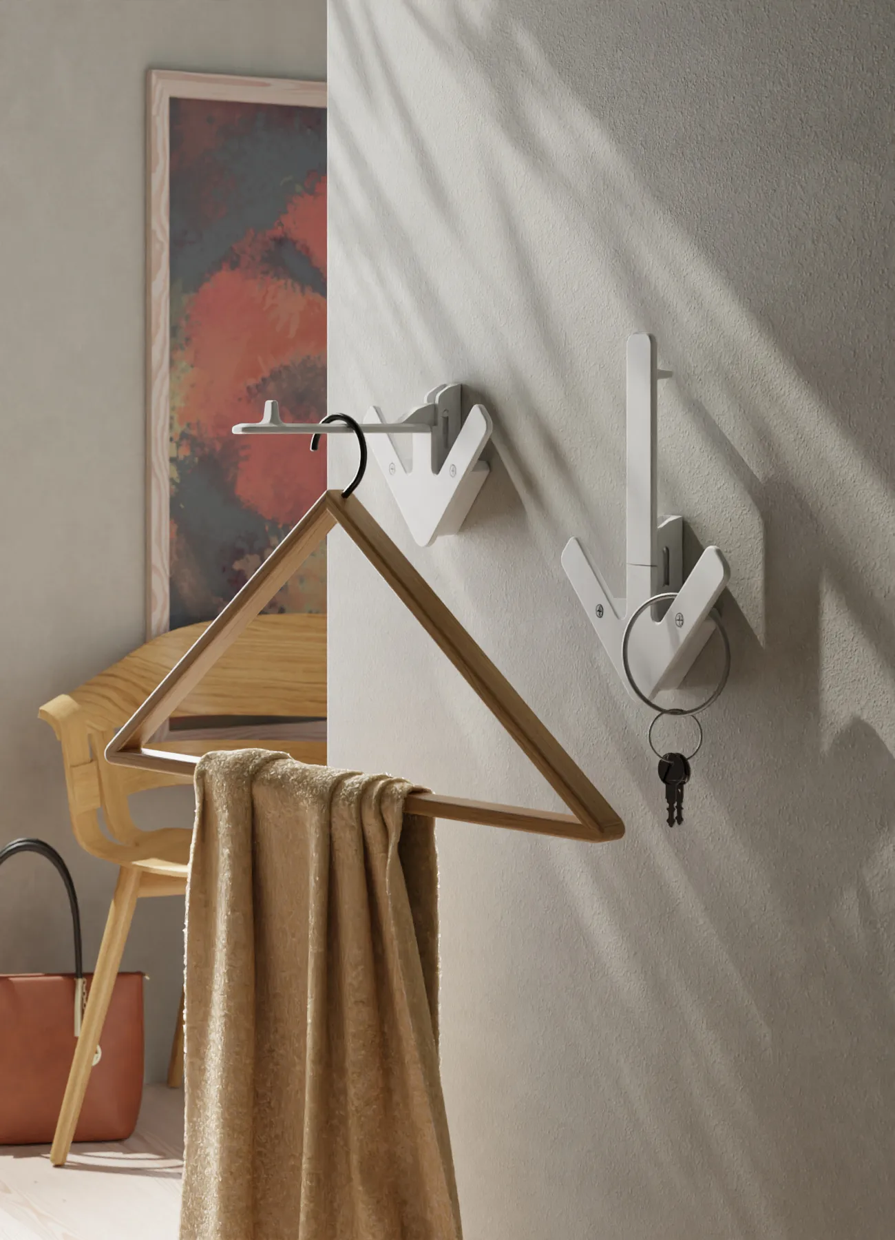 Arrow hanger, white Design House Stockholm