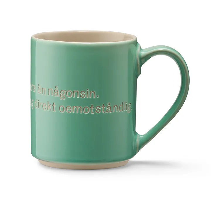 Astrid Lindgren mug, I am frecklier… - green-swedish - Design House Stockholm