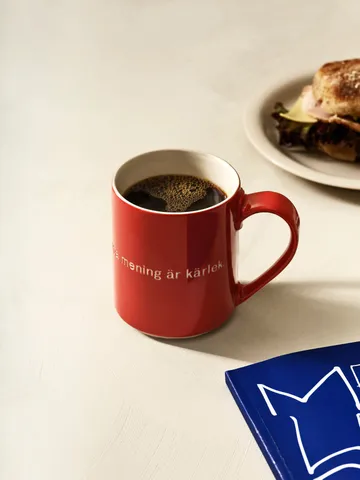 Astrid Lindgren mug, ja, jag tror att livets… - Swedish text - Design House Stockholm