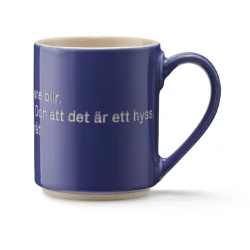 Astrid Lindgren mug, S'not something you plan - blue-swedish - Design House Stockholm