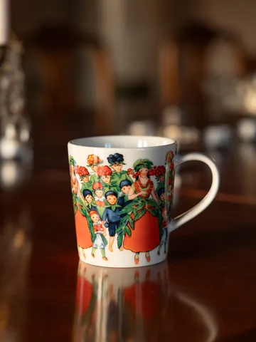 August mug with handle 400 ml - White - Design House Stockholm