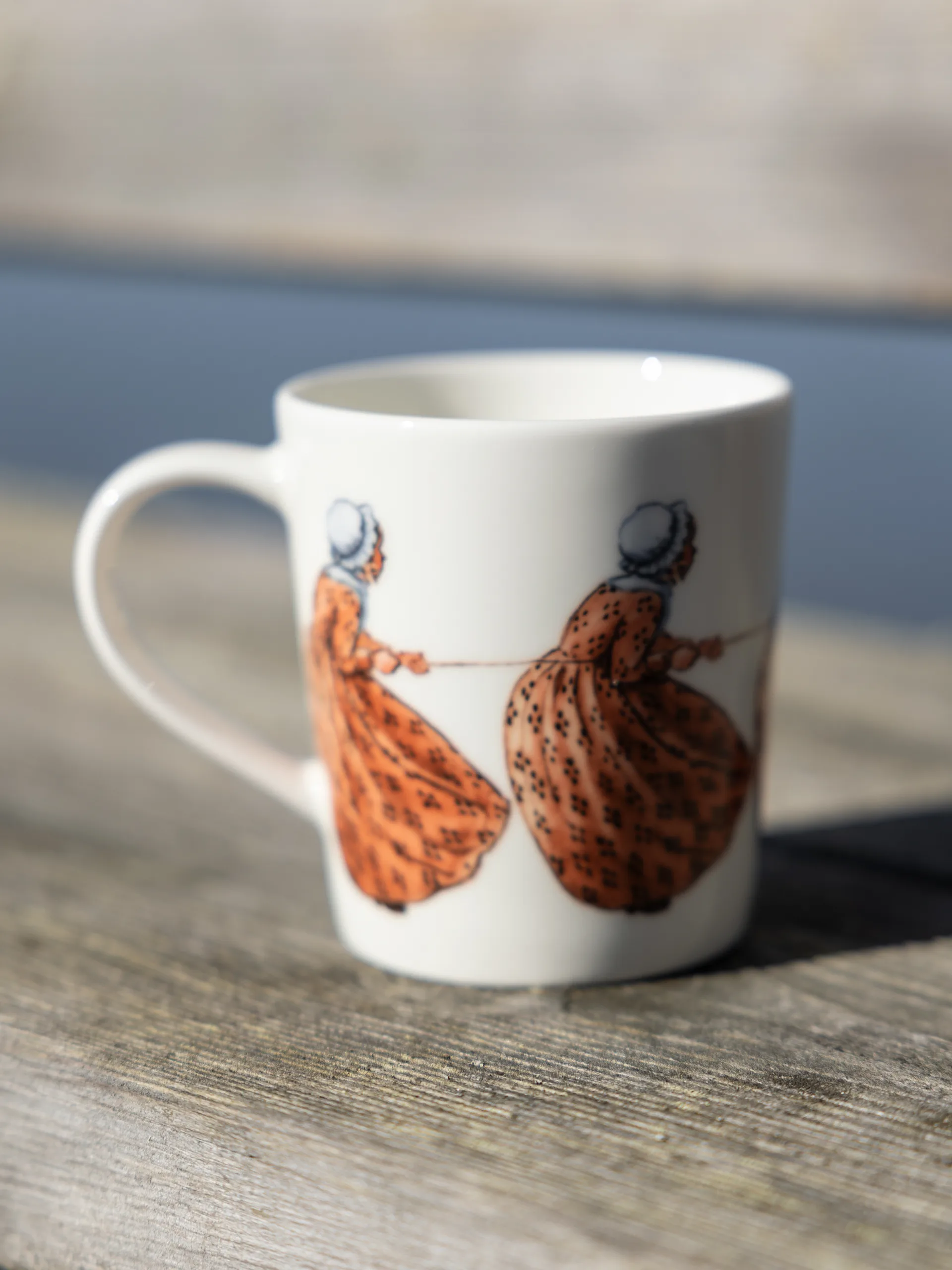 Aunt Brown mug with handle, 40 cl Design House Stockholm