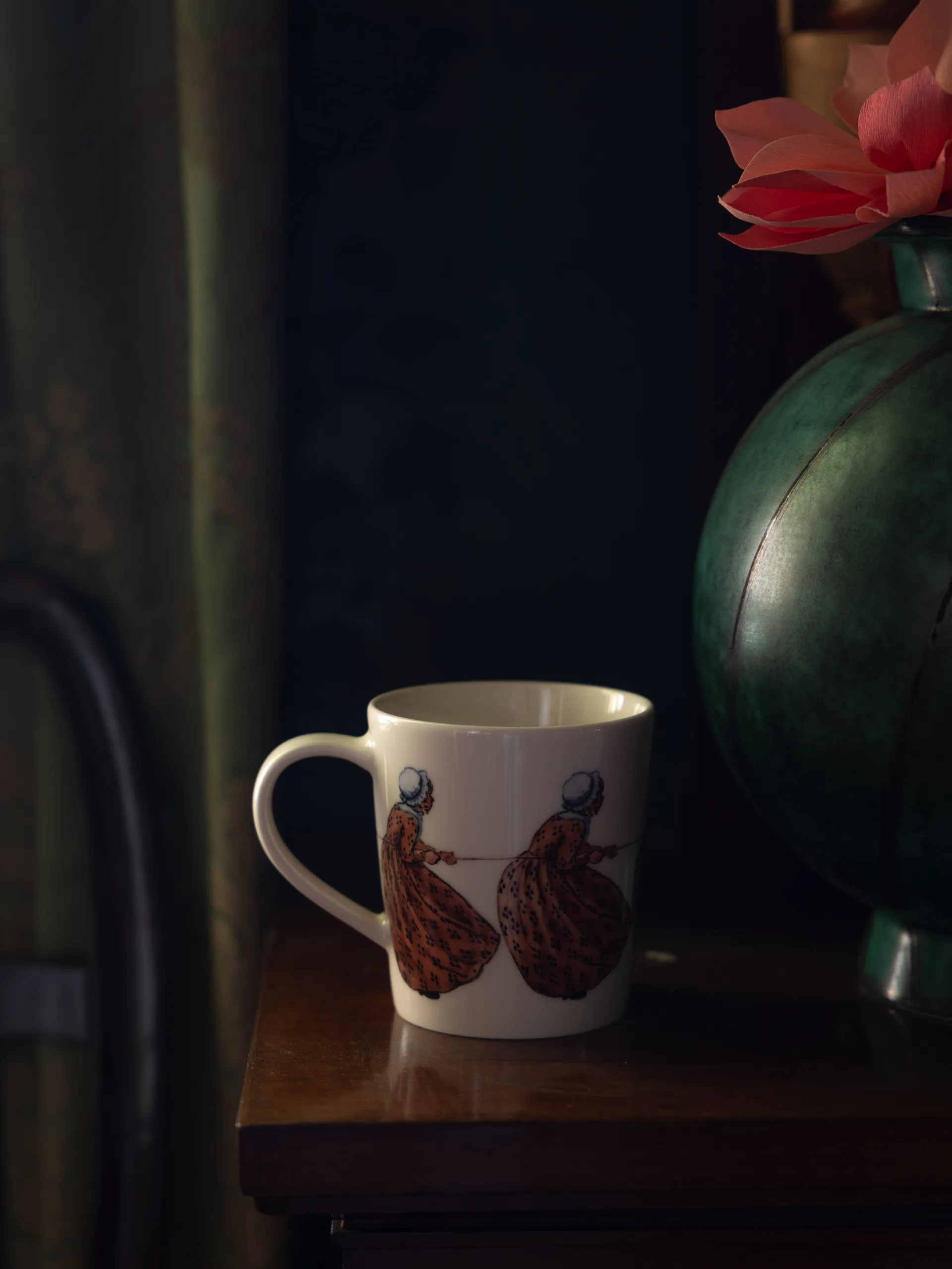Aunt Brown mug with handle, 40 cl Design House Stockholm