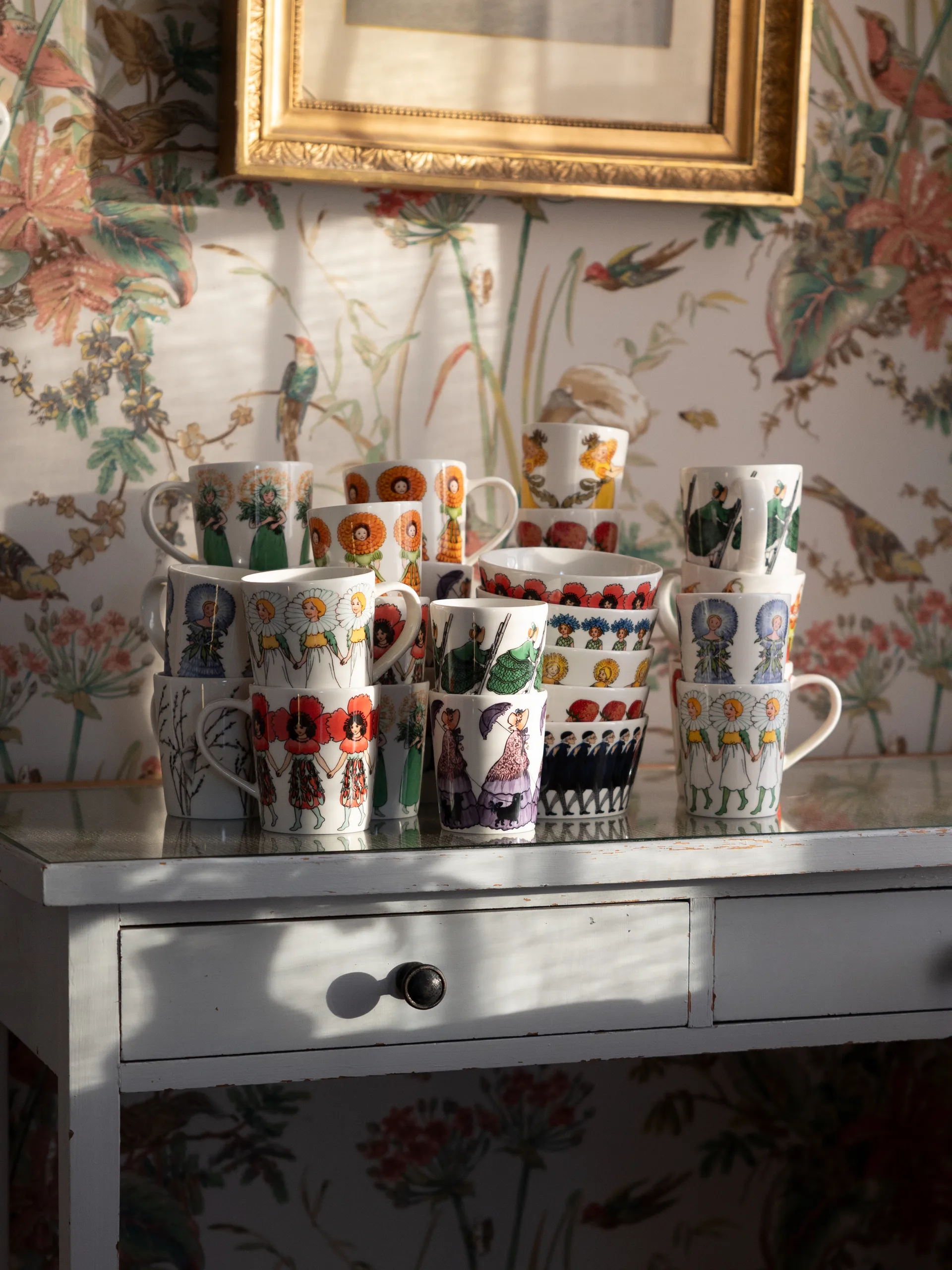 Aunt Green mug with handle, 40 cl Design House Stockholm