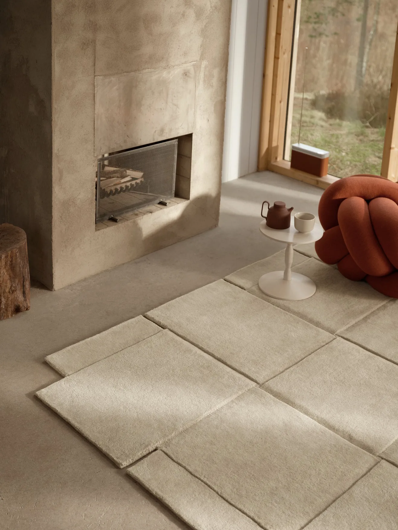 Basket Rug Beige, 245x300 cm Design House Stockholm