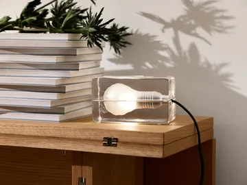 Block Lamp - white cord - Design House Stockholm