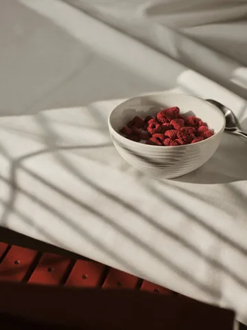 Blond breakfast bowl 60 cl - dot white - Design House Stockholm
