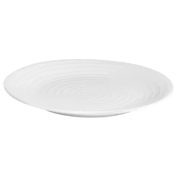 Blond dinner plate 28 cm - stripe white - Design House Stockholm