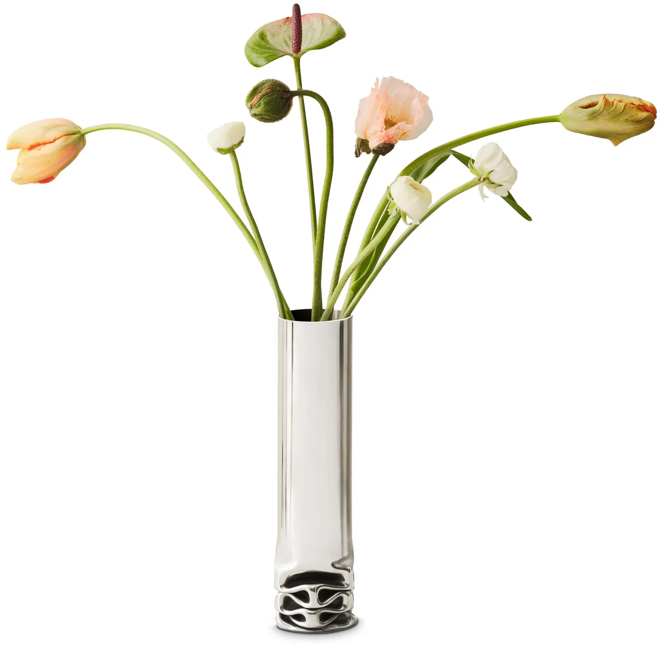 Hydraulic vase 25 cm, Stainless steel, 25 cm Design House Stockholm