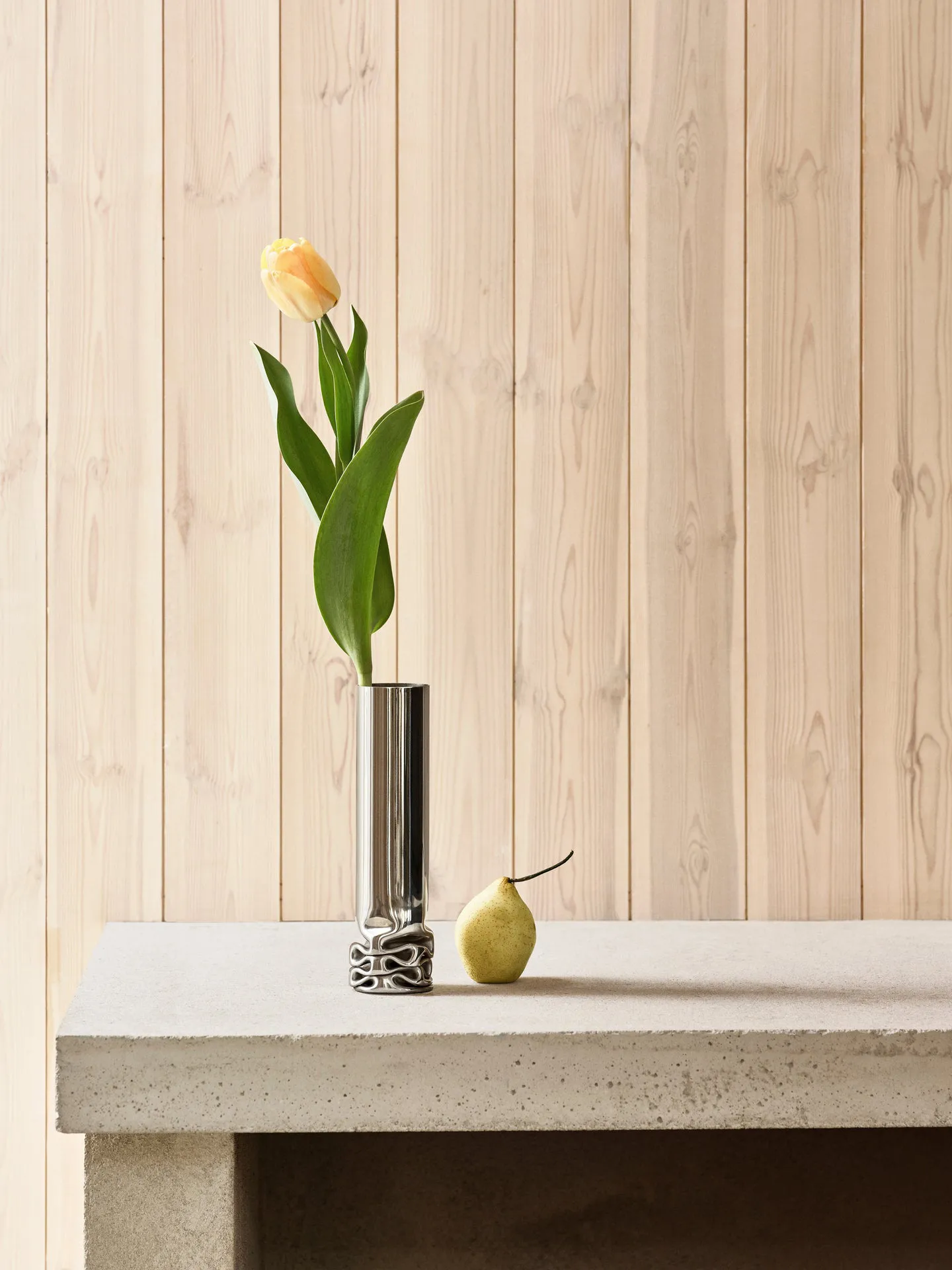Hydraulic vase 25 cm, Stainless steel, 25 cm Design House Stockholm