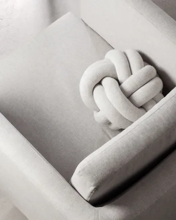 Knot cushion - light grey - Design House Stockholm