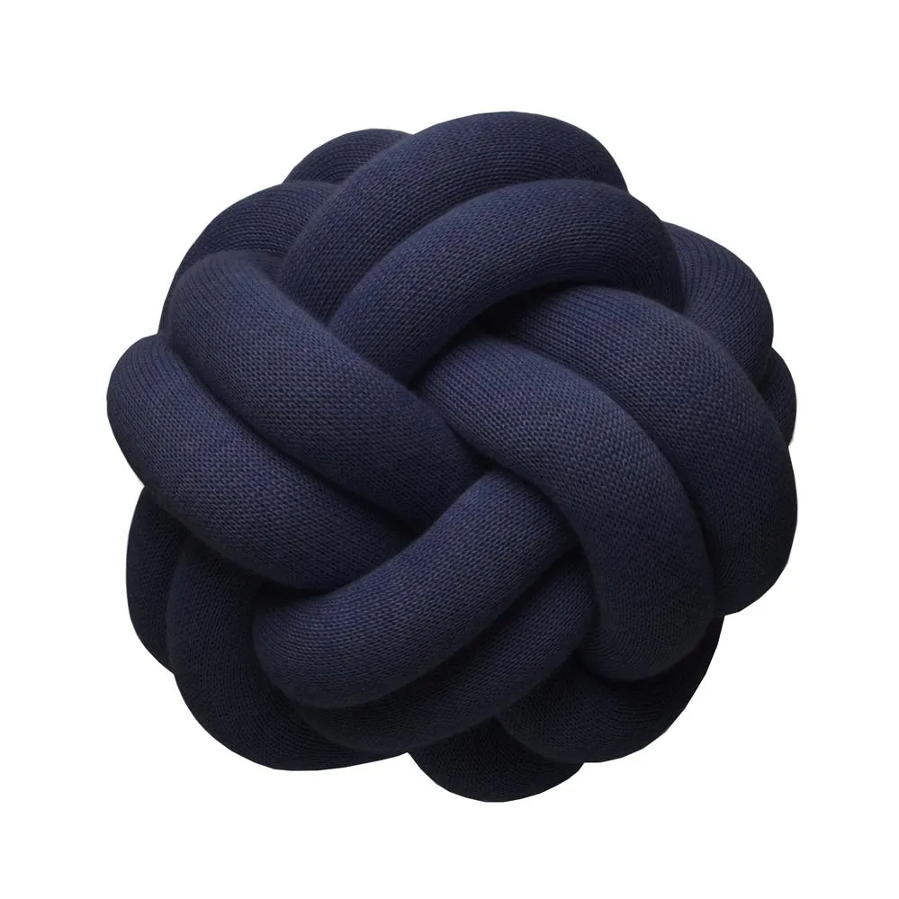 Knot cushion, marine blue Design House Stockholm
