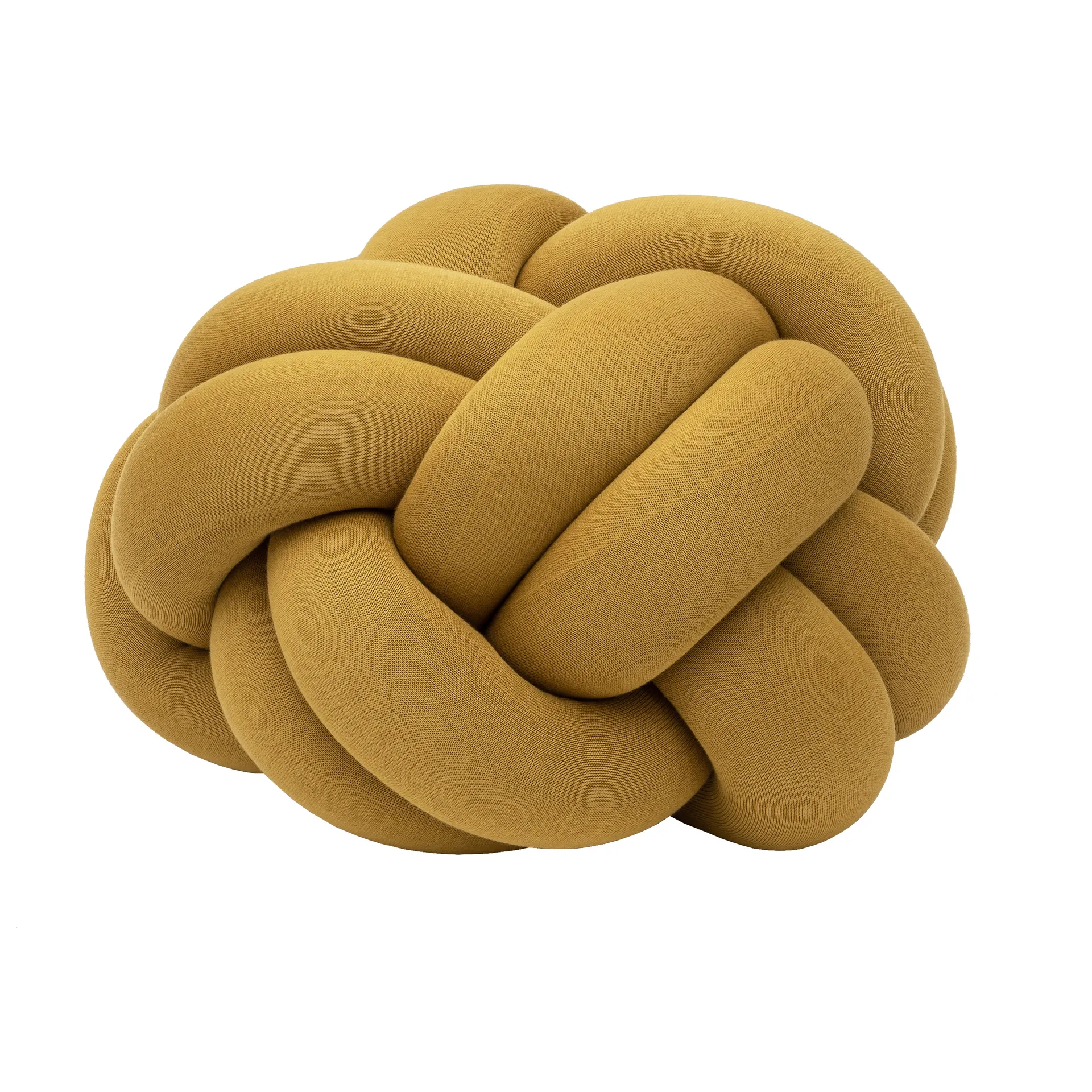 Knot cushion XL, Yellow Design House Stockholm