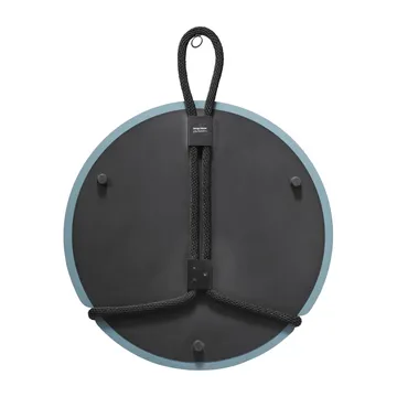 Lasso mirror round - clear-black - Design House Stockholm