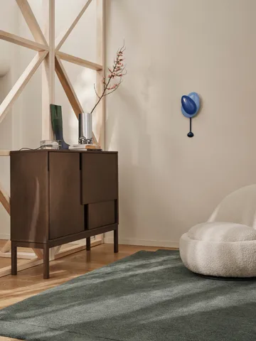 Layer sideboard - Dark oak, 120x110, with legs - Design House Stockholm
