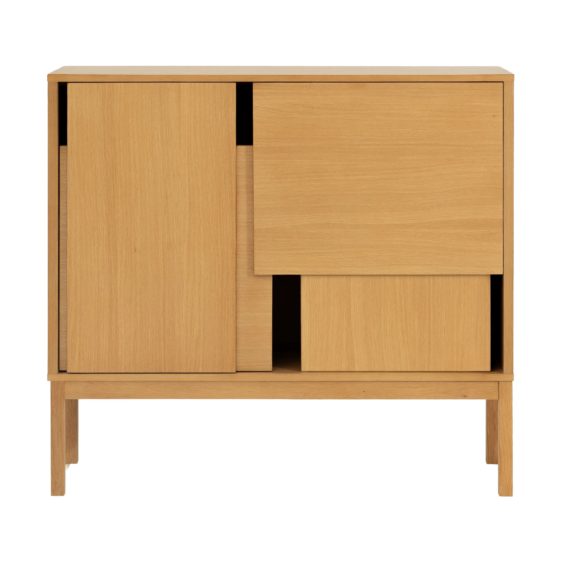 Layer sideboard, Oak, 120x110, with legs Design House Stockholm