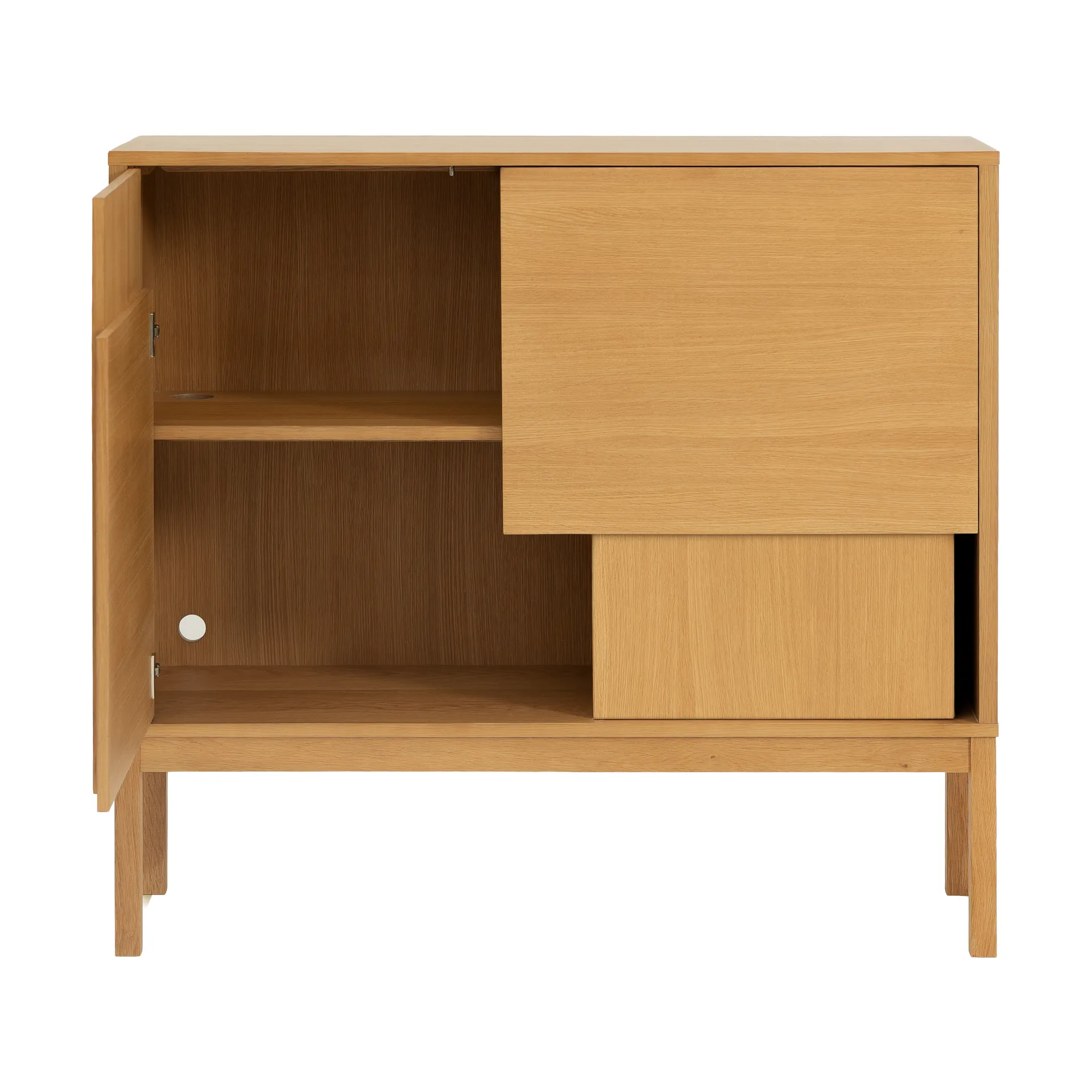Layer sideboard, Oak, 120x110, with legs Design House Stockholm