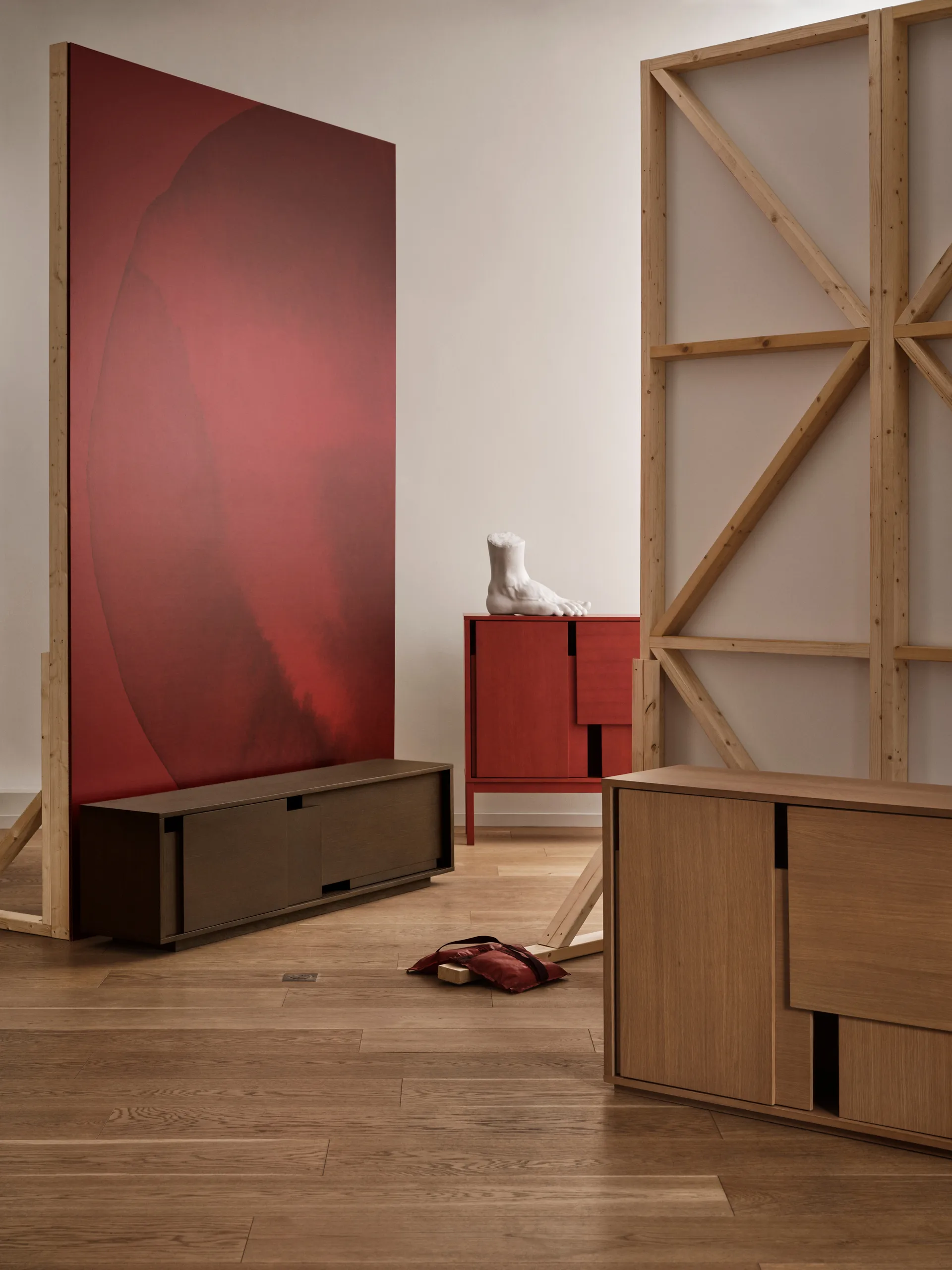 Layer sideboard, Oak, 120x82 cm Design House Stockholm
