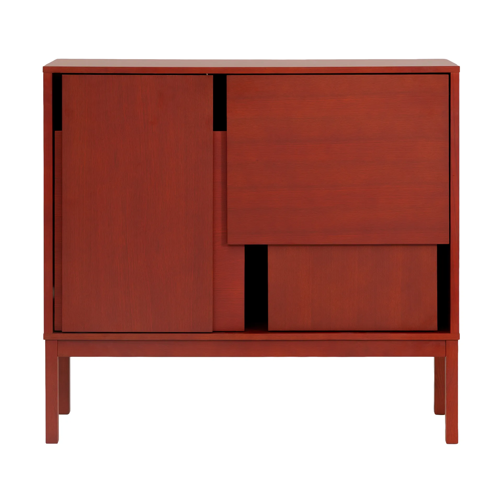 Layer sideboard, Red, 120x110, with legs Design House Stockholm