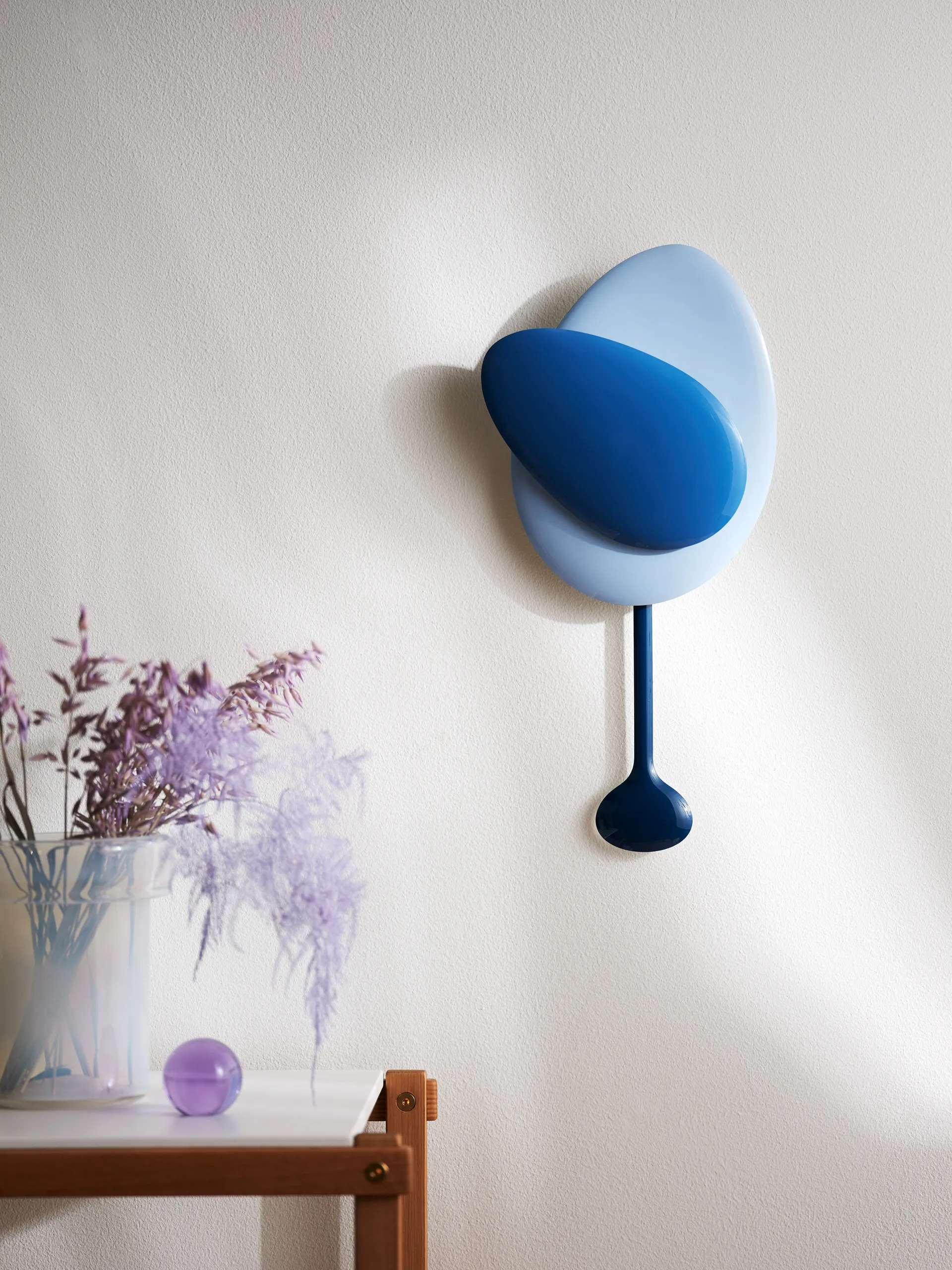 Mellow Clock wall clock, Blue Design House Stockholm