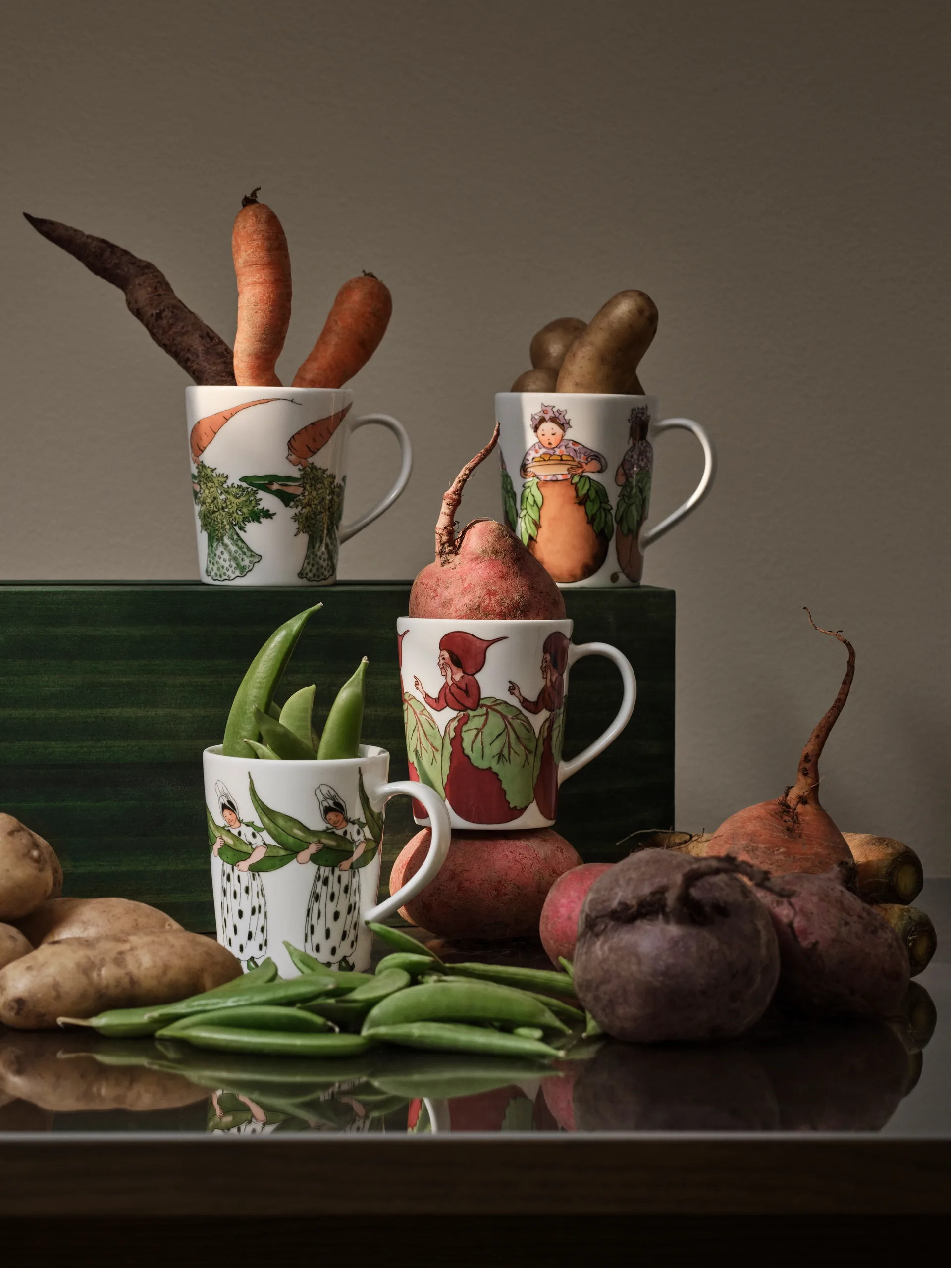 Mrs Potato mug, 28 cl, with handle Design House Stockholm