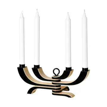 Nordic Light candleholder 4 arms - black - Design House Stockholm