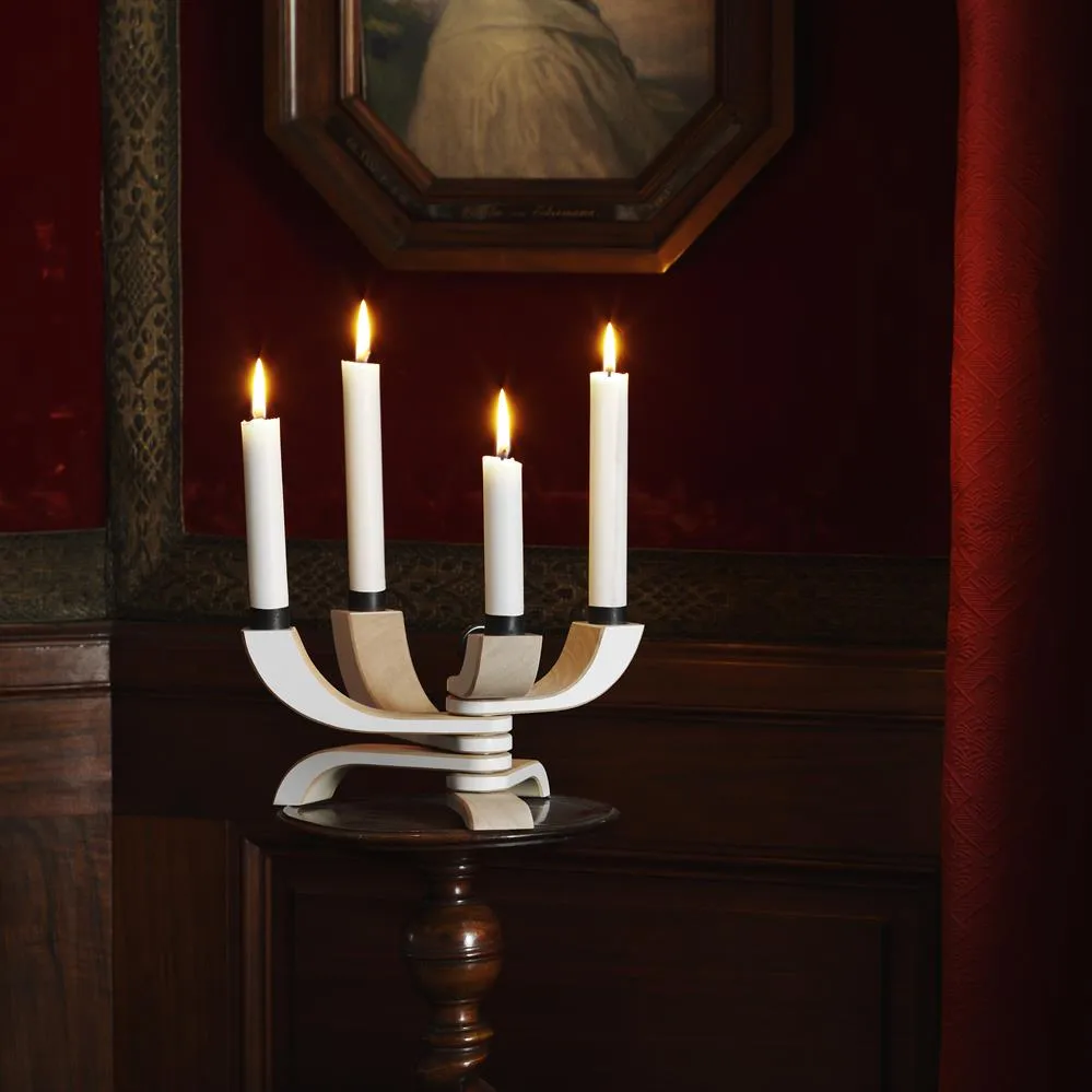 Nordic Light candleholder 4 arms, white Design House Stockholm