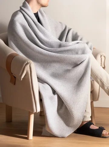 Pleece throw 140x160 cm - Light grey - Design House Stockholm