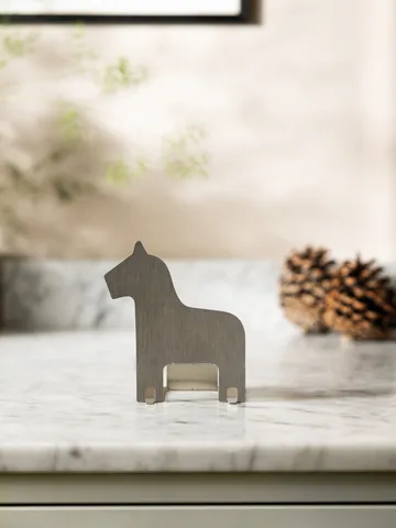 Pop-up tea light holder dala horse - Stainless steel - Design House Stockholm