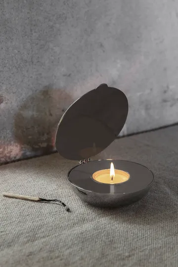 Shell votive - nickel - Design House Stockholm