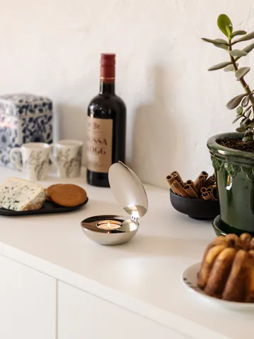 Shell votive - nickel - Design House Stockholm