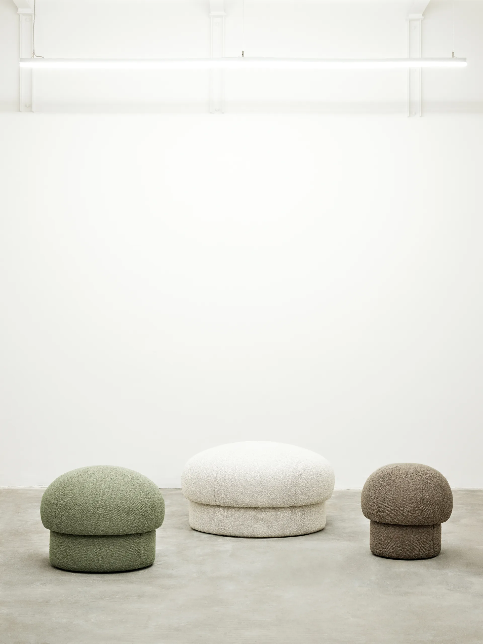 Uno pouf Ø50 cm, Brown Design House Stockholm