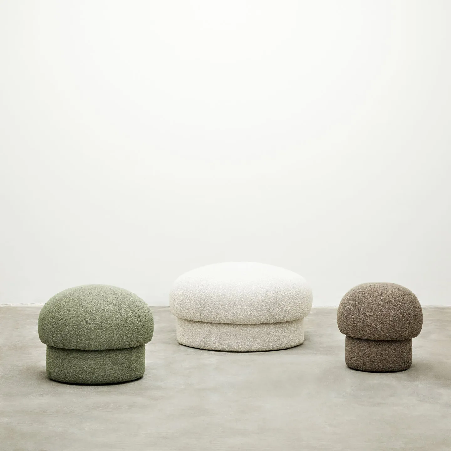 Uno pouf Ø94 cm, Cream Design House Stockholm